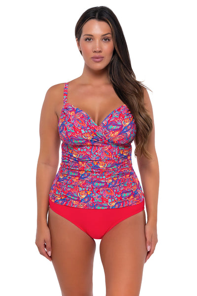 Sunsets Rue Paisley Serena Tankini Top