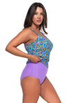 Sunsets Pansy Fields Taylor Tankini Top