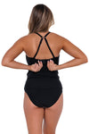 Sunsets Black Zuri V-Wire Tankini Top