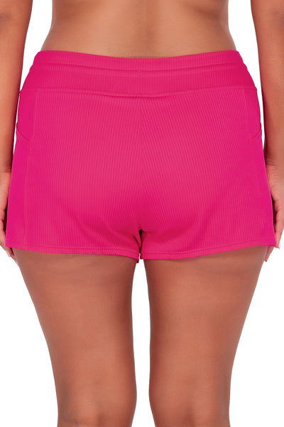 Sunsets Escape Begonia Sandbar Rib Laguna Swim Short