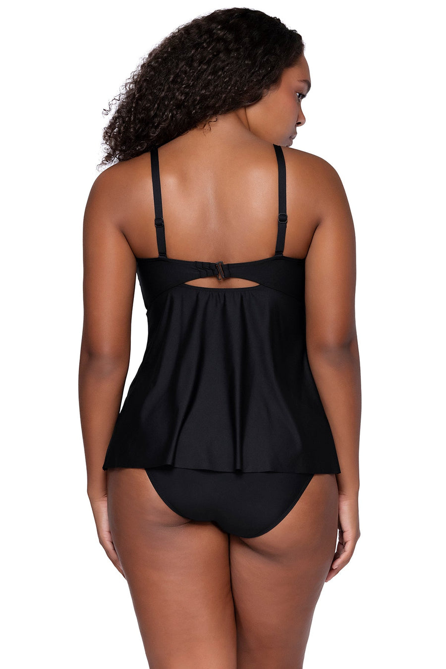 Sunsets Escape Black Tori Tankini Top