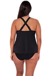 Sunsets Escape Black Seagrass Texture Sadie Tankini Top