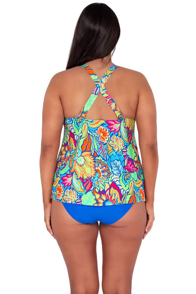 Sunsets Escape Fiji Sandbar Rib Sadie Tankini Top