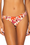 Swim Systems Pressed Petals Ellie Tab Side Bottom - Key West Swimwear