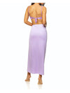 Guria Side Slit Purple Long Skirt