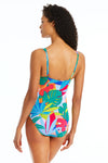 SALE Bleu Rod Beattie Life Of The Party Shirred Bandeau One Piece
