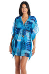 Bleu Rod Beattie Too Hot To Handle Chiffon Caftan