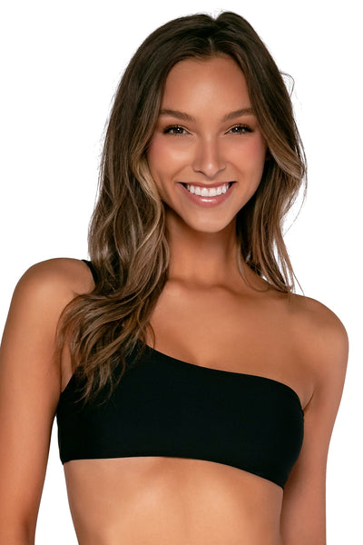 Swim Systems Onyx Reese One Shoulder Top