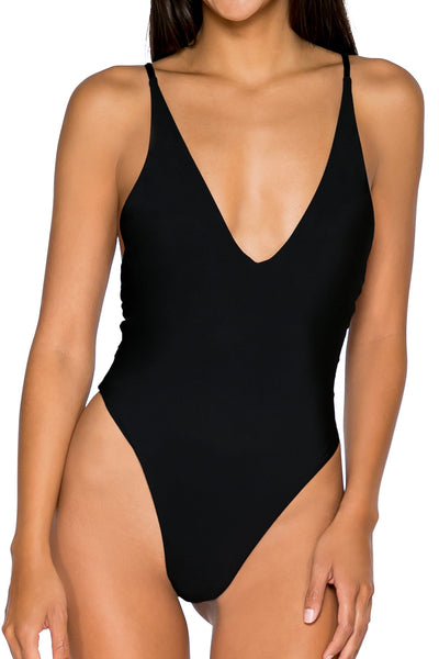 B Swim Black Out Lawless One Piece