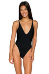 B Swim Black Out Lawless One Piece