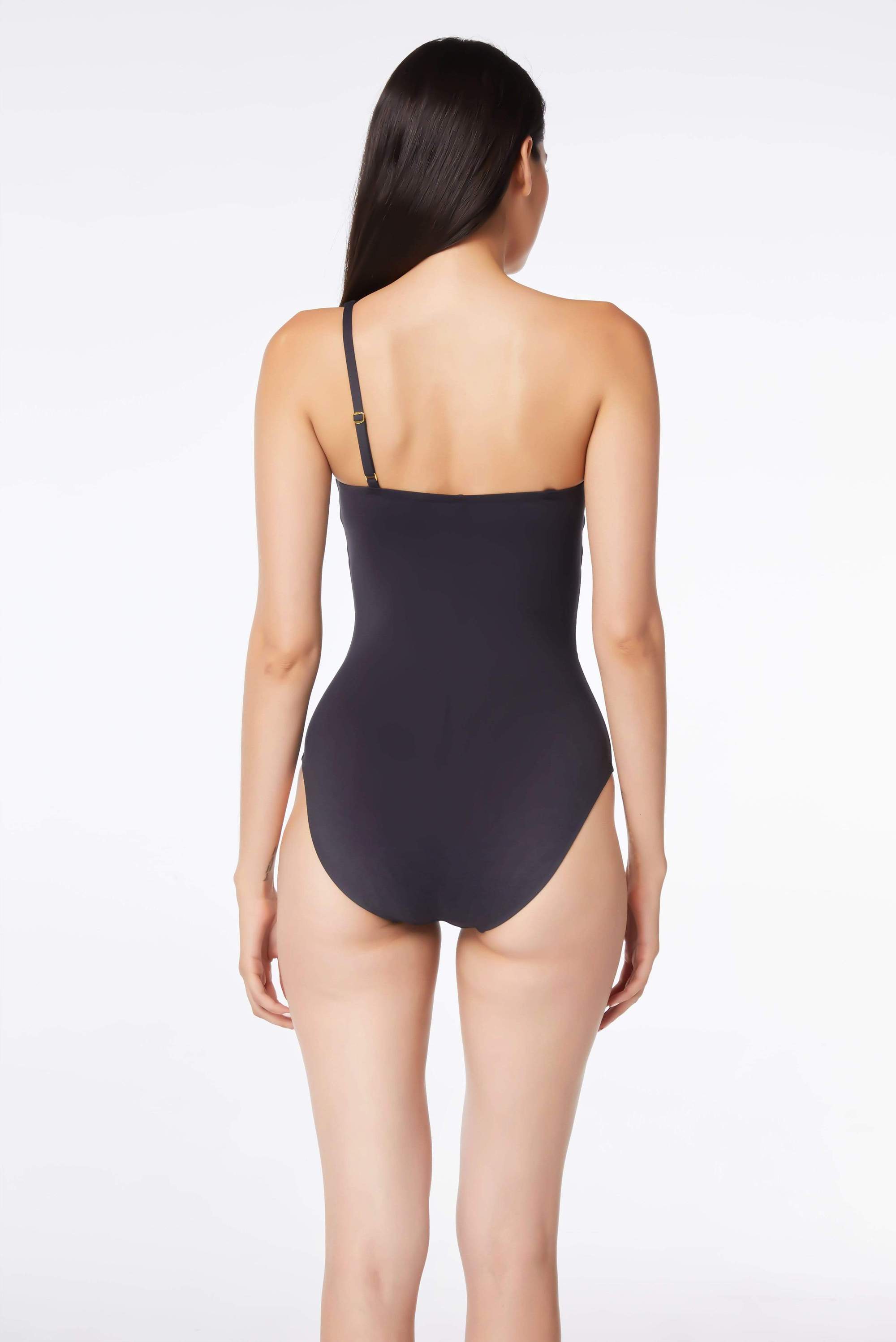 BLEU ROD BEATTIE Don't Mesh With Me High Neck One-piece Swimsuit