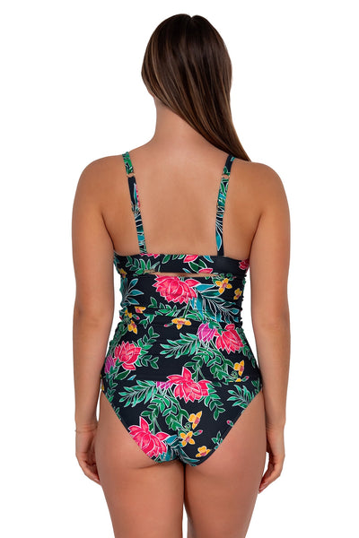 Sunsets Twilight Blooms Serena Tankini Top