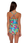 Sunsets Fiji Sandbar Rib Simone Tankini Top