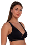 Sunsets Black Seagrass Texture Danica Top
