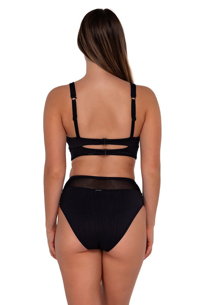 Sunsets Black Seagrass Texture Danica Top