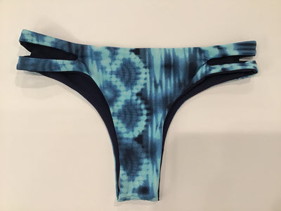 Guria Tie Dye Cut-Out Reversible Brazilian Bottom - Key West Swimwear