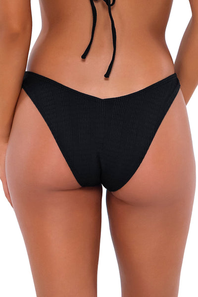 B Swim Black Baja Rib Nevaeh Bottom