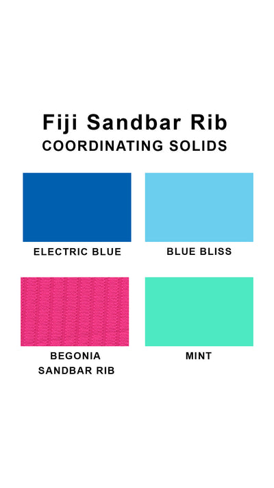 Sunsets Fiji Sandbar Rib Simone Tankini Top
