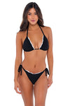 Swim Systems Black Monica Tie Side Bottom