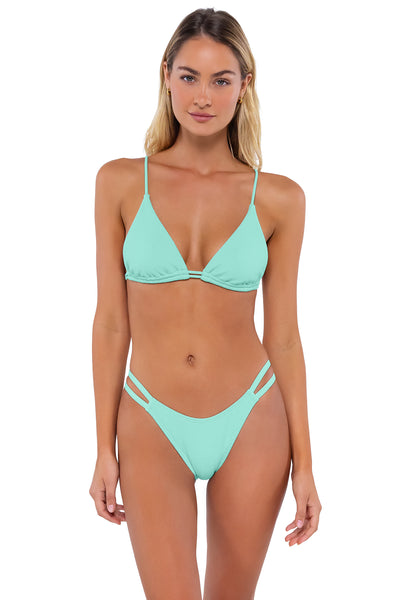 B Swim Breeze Twist Rib Kameryn Top