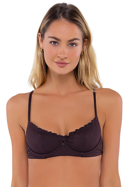 B Swim Java Flat Rib Lyra Top