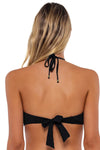 B Swim Black Baja Rib Sasha Top