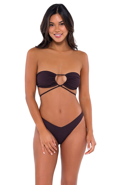 B Swim Java Flat Rib Sasha Top