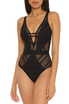 Becca Color Play Black Plunge One Piece